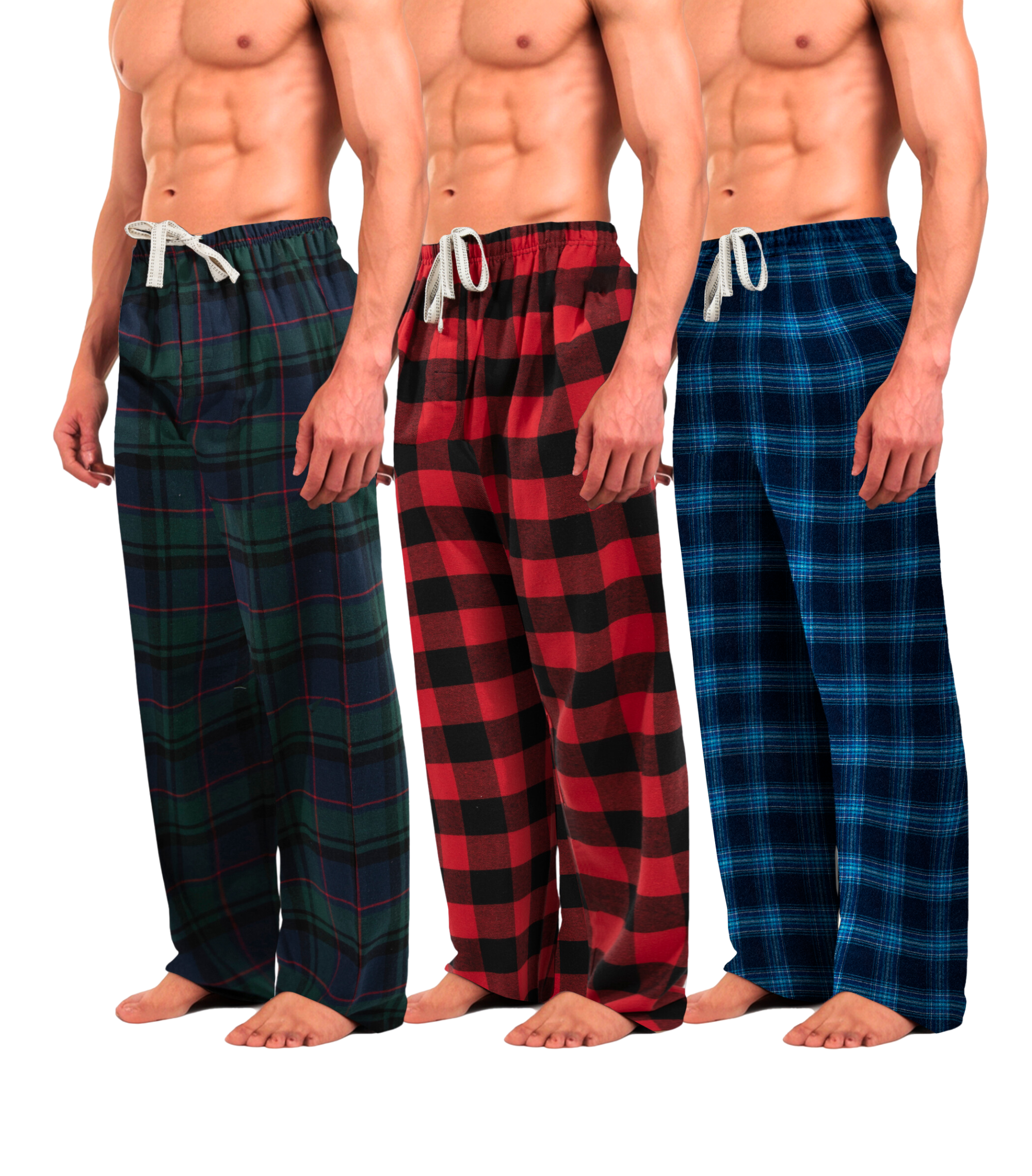 3PK Kevin Flannel Pant