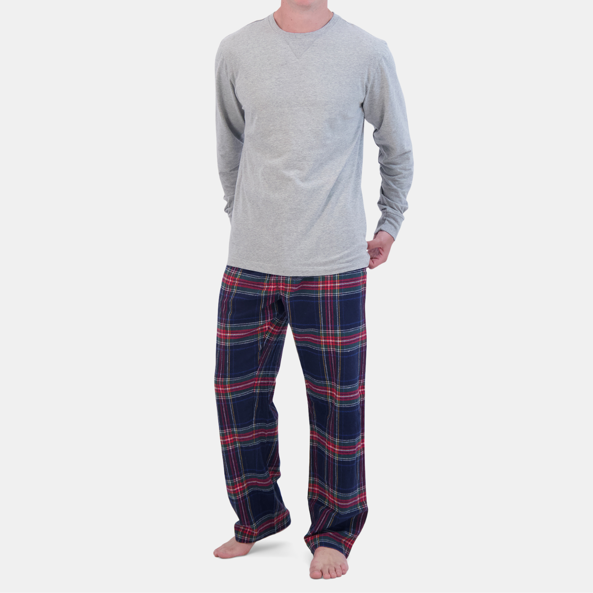 Cozy Flannel Pajama Set - Matching Plaid Loungewear Cozy Flannel Pajama Set - Matching Plaid Loungewear